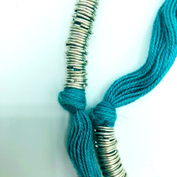 Turquoise Nepalese Style Necklace - Picture 3 of 5